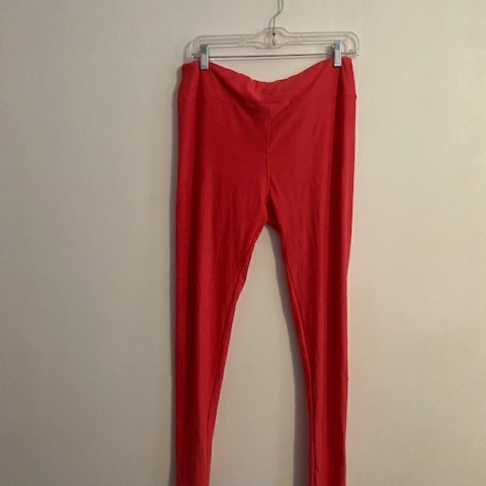 LuLaRoe Orange leggings Tall and Curvy